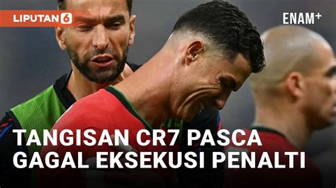 Ekspresi Cristiano Ronaldo Saat Gagal Eksekusi Penalti Liputan Youtube