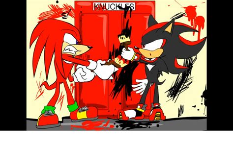 shadow vs knuckles by digitalfear83 on DeviantArt