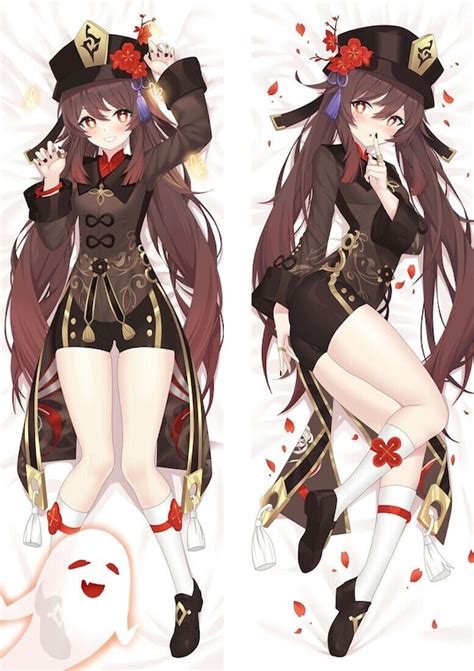 Genshin Impact Hu Tao Dakimakura Anime Hugging Body Pillow Etsy Denmark