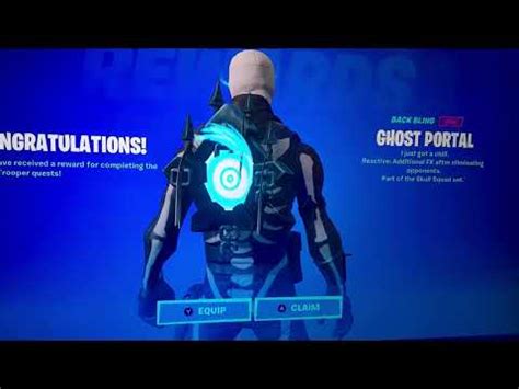 I Unlocked The New Ghost Portal Back Bling YouTube