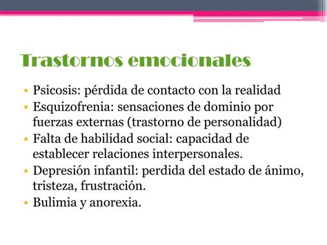 Ppt Trastornos Emocionales Y O De Conducta Powerpoint Presentation