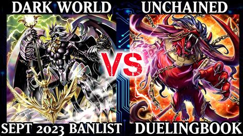 Dark World Vs Unchained High Rated Dueling Book Youtube