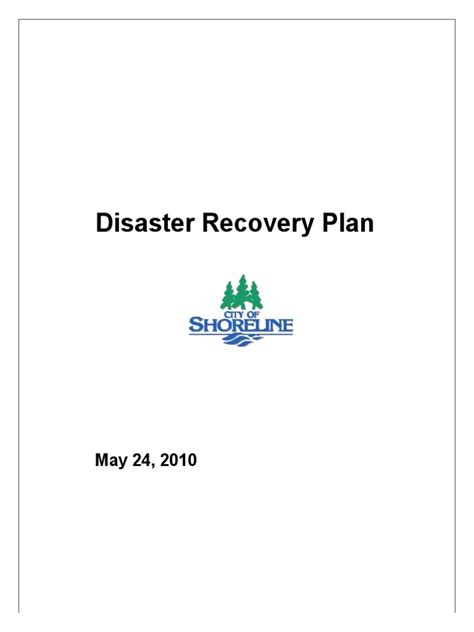 Disaster Recovery Plan Template 01 Pdf Emergency Management