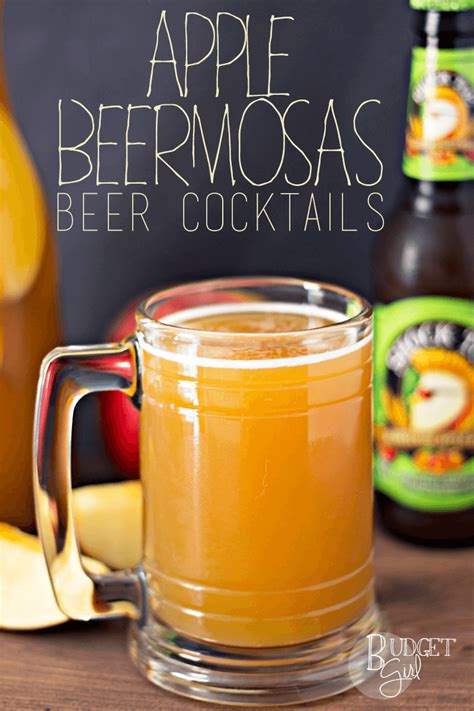 Apple Beermosas The Perfect Fall Beer Cocktail Tastefully Eclectic