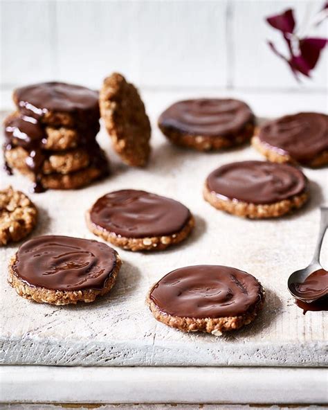 Chocolate Hobnob Style Biscuits Vegan Recipe Biscuit Recipe