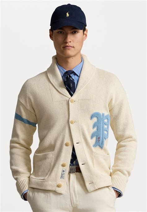 Polo Ralph Lauren Card Long Sleeve Strickjacke Andover Cream Combo