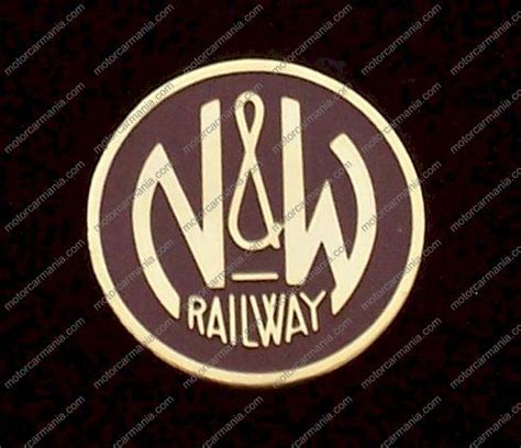 Norfolk & Western Railroad Logo Hat Pin #10-3000 - Locomotive Logos