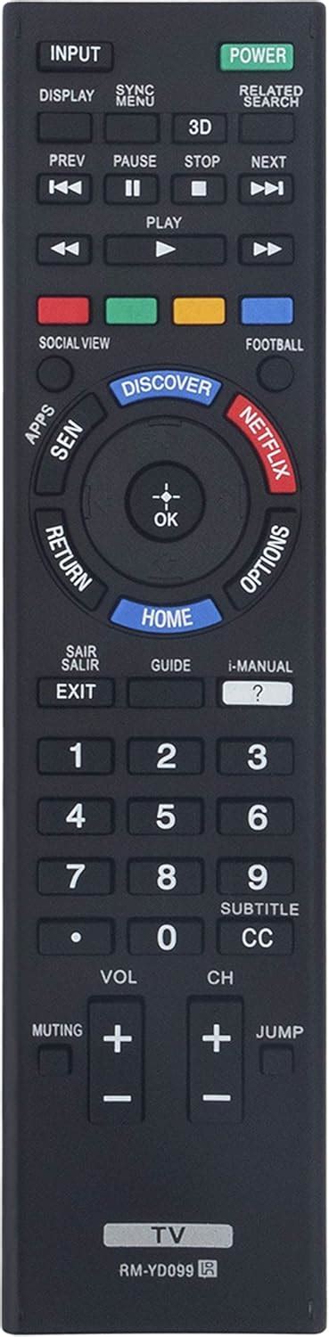 Amazon Rm Yd Control Remoto Reemplazado Para Sony Tv Kdl