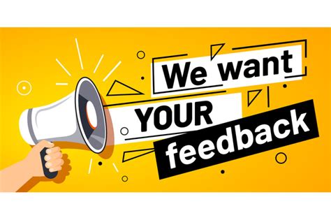 We Want Your Feedback Customer Feedbacks Survey Opinion Service Mega