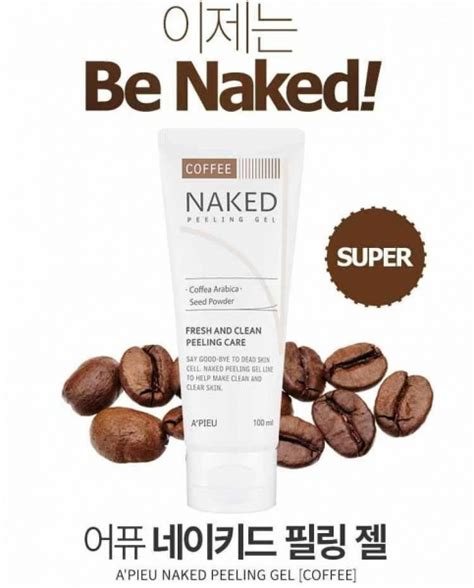 Пилинг гель для лица A PIEU Naked Peeling Gel Coffee Fresh and Clean Peeling Care отзывы