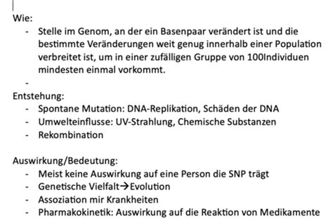 Genetische Variation Karteikarten Quizlet