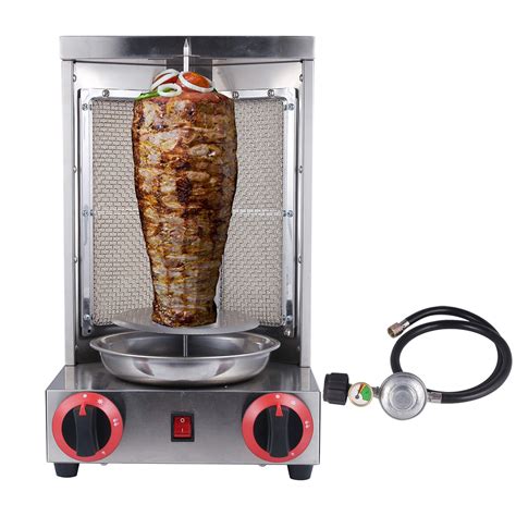 Buy Shawarma Doner Kebab Machine Gyro Grill With Burners Vertical