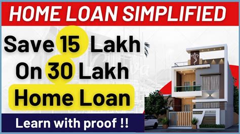 Save 15 Lakh On 30 Lakh Home Loan Homeloan Finance YouTube