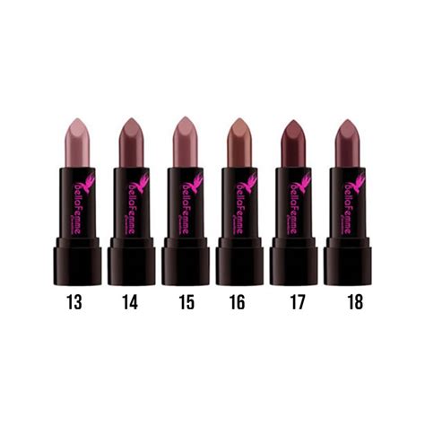 Batom Hidratante Matte Nude Bella Femme BF C Atacado Box Un MERCADO MAKE