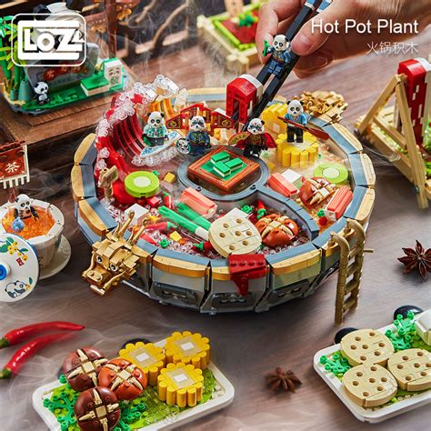 Loz Sichuan Flavored Hot Pot Loz Blocks Official Store