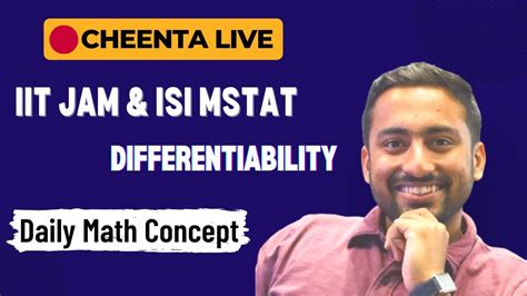 Differentiability Isi Mstat Iit Jam Daily Math Concept Cheenta