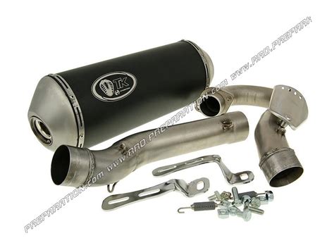 Ligne de pot d échappement TURBOKIT TK QUAD OVALE H2 pour YAMAHA YFZ 450