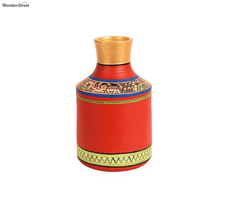 Buy Traditional Painted Clay Vase at 38% OFF Online | Wooden Street