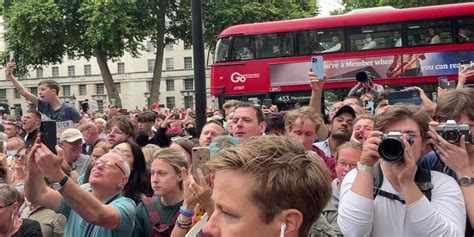 Just 60 Seconds Of People Booing Outside Downing Street As Boris