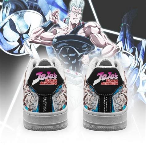 Jjba Jean Pierre Polnareff Air Force Sneakers Jjba Store