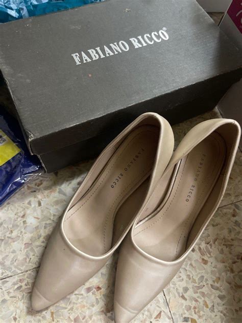 Fabiano Ricco Nude Heels Women S Fashion Footwear Heels On Carousell