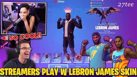 Streamers Get Early Access To Lebron James Skin In Fortnite Lebron