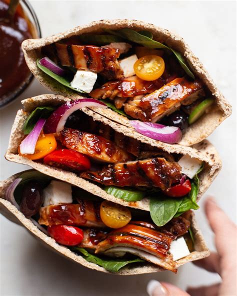 Barbecue Chicken Pita Pockets — The Daley Plate Chicken Pita Chicken