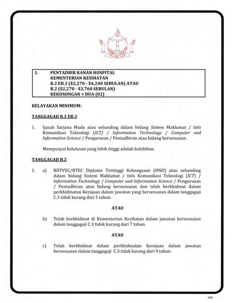 Pdf Surat Pemberitahuan Pejabat Recruitment Gov Bn Bekerja