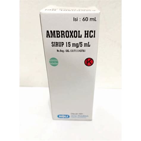 Jual Ambroxol 15mg Syr 60ml Shopee Indonesia