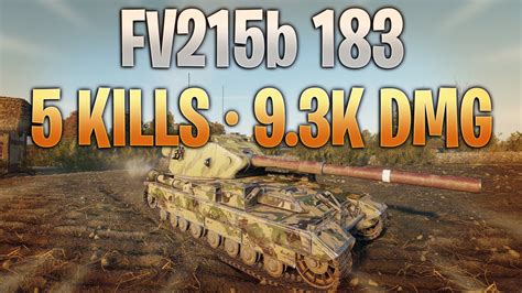 FV215b 183 Godzilla 5 Kills 9 3k Dmg YouTube