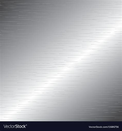 Silver metallic background icon Royalty Free Vector Image