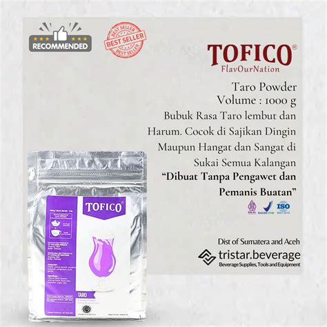 Jual RASA ORIGINAL Bubuk Minuman Talas Ubi Ungu Taro Tofico