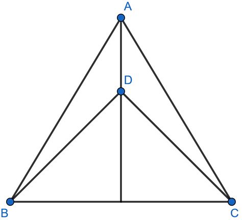 In The Adjoining Figure Ab Dc Ce And De Bisects Bcd Knowledgeboat