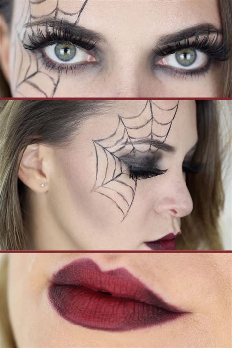 Halloween Makeup Spinne Last Minute Halloween Makeup Spinne