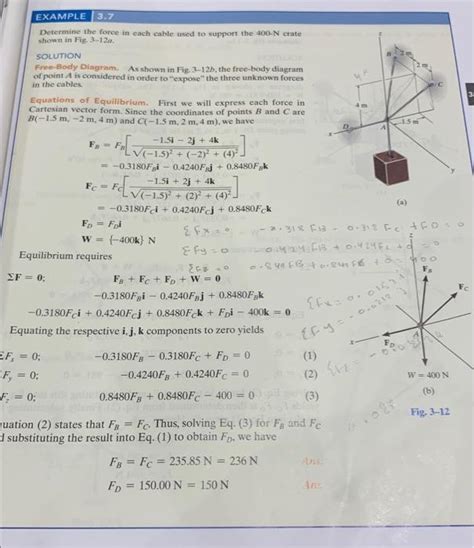 Solved Determine the force in each cable used to support the | Chegg.com 
