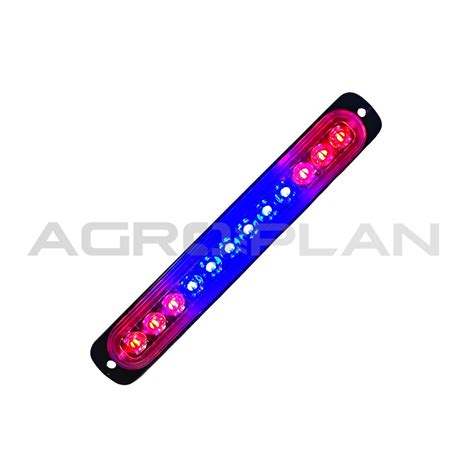 Красно-синий cветодиодный проблесковый маячок от 12 до 24V МС-431 ...