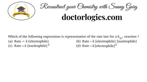 Which Of The Following Expressions Is Representative Of The Rate Law