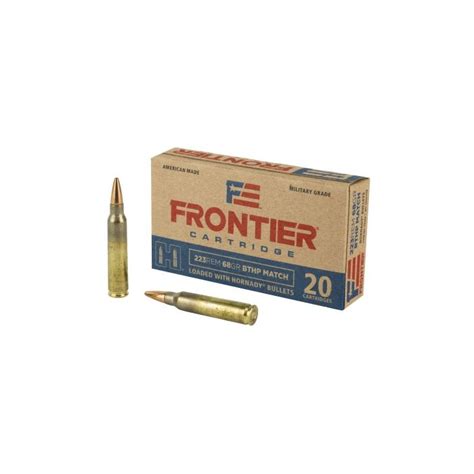 Hornady Rem Gr Bthp Match Frontier Lax Ammunition