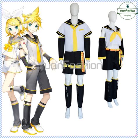 Ready Stock Vocaloid Crypton Future Media Kagamine Cos Clothing Kagamine Rinlen Cosplay Anime