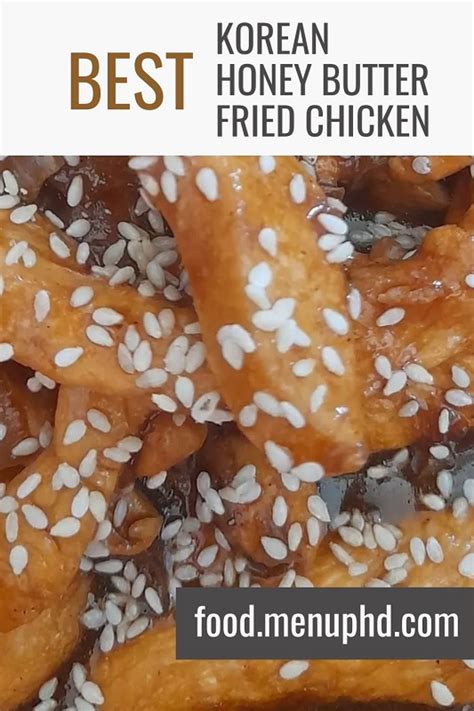 Korean Honey Butter Fried Chicken - Food Menu