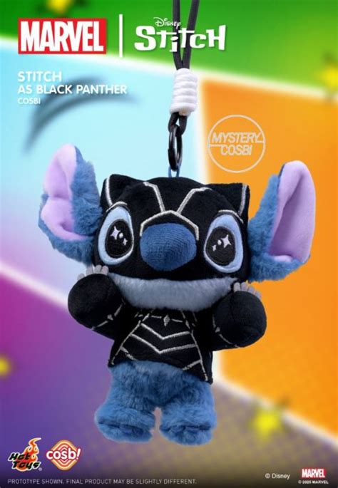 Hot Toys Cosbi Plush Keychain Collection Pplu N Marvel X Disney Stitch Series Original Box