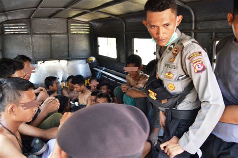 Polisi Siaga Di 3 Titik Saat Jam Rawan Tawuran