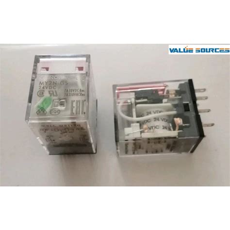 Omron Plug In Power Relay 24v Dc Coil 5a Switching Current Dpdt