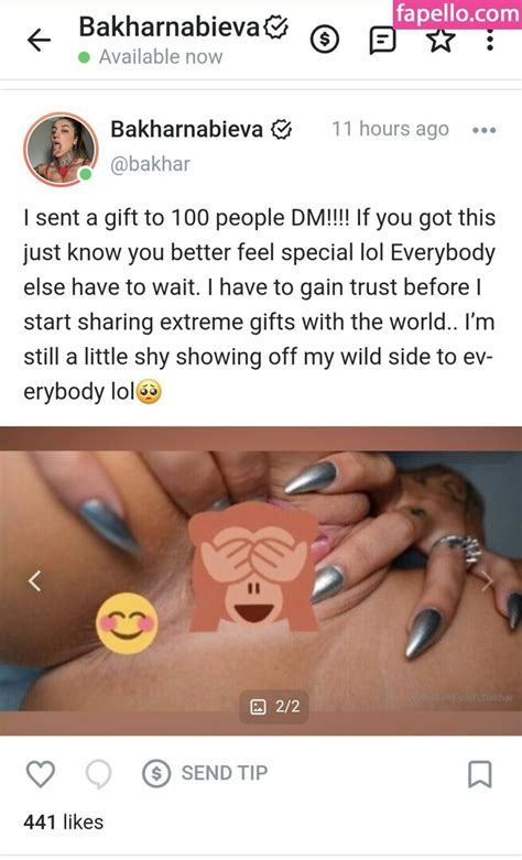 Bakhar Nabieva Bakhar Bakharnabieva Nude Leaked OnlyFans Photo 504 Mega Fapello Leaks