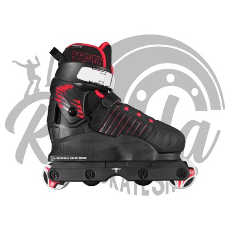 PATINES AGRESIVO USD TRANSFORMER NEGRO ROJO La Rueda Skateshop