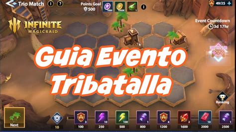 INFINITE MAGICRAID Guia Evento Tribatalla Trio Match YouTube