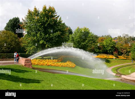 Water Fountain Stuttgart Stock Photo Alamy