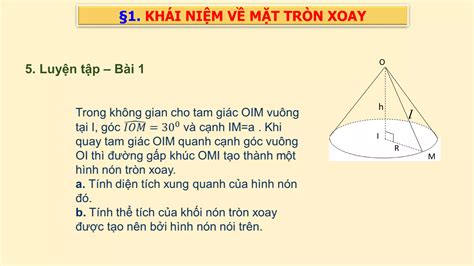 Chuong Ii Khai Niem Ve Mat Tron Xoay Ppt