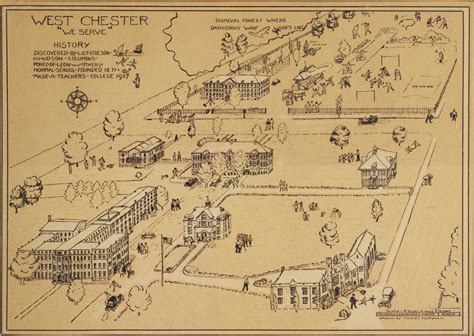 West Chester University Campus Map Maps Model Online