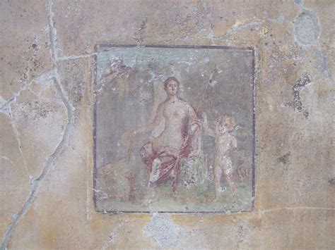 Vi Pompeii December Wall Painting From Centre Panel Of